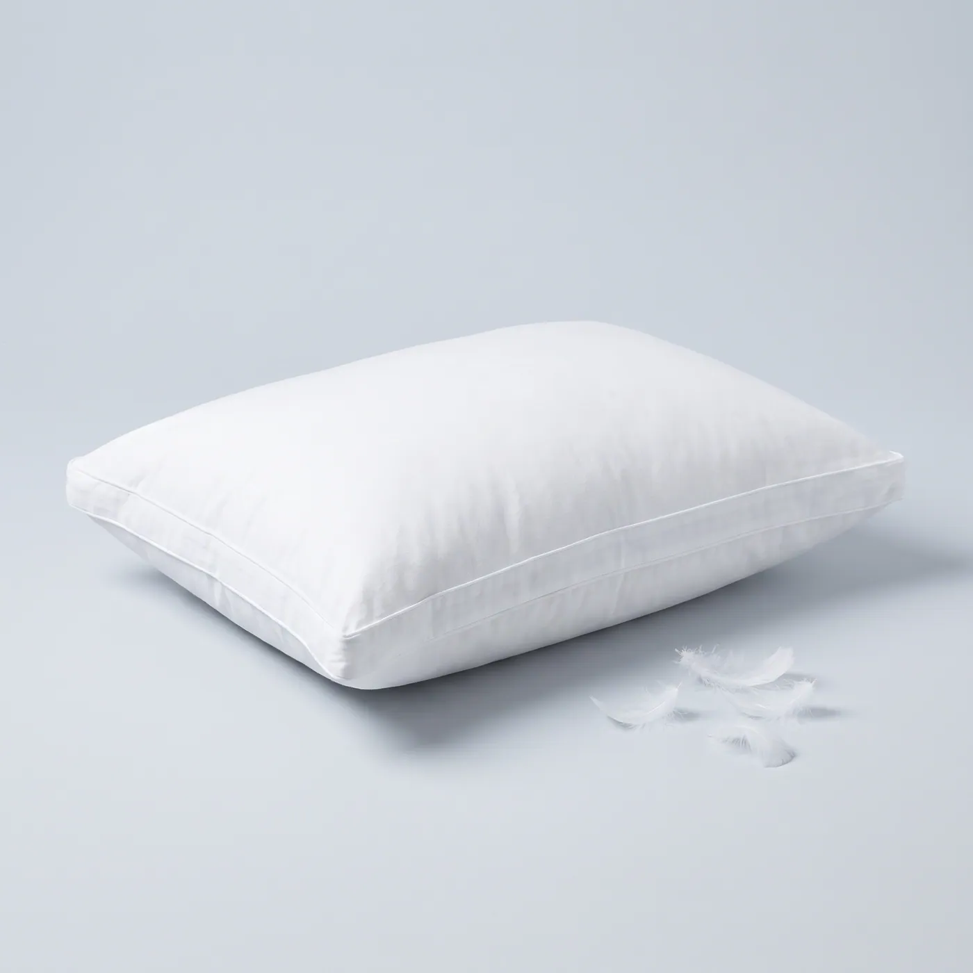 Original Down Water Pillow in a white cotton shell